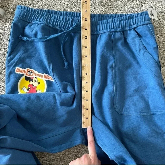 Disney Vault Collection Navy Wide Leg Sweat Pants Size Large - Picture 12 of 13